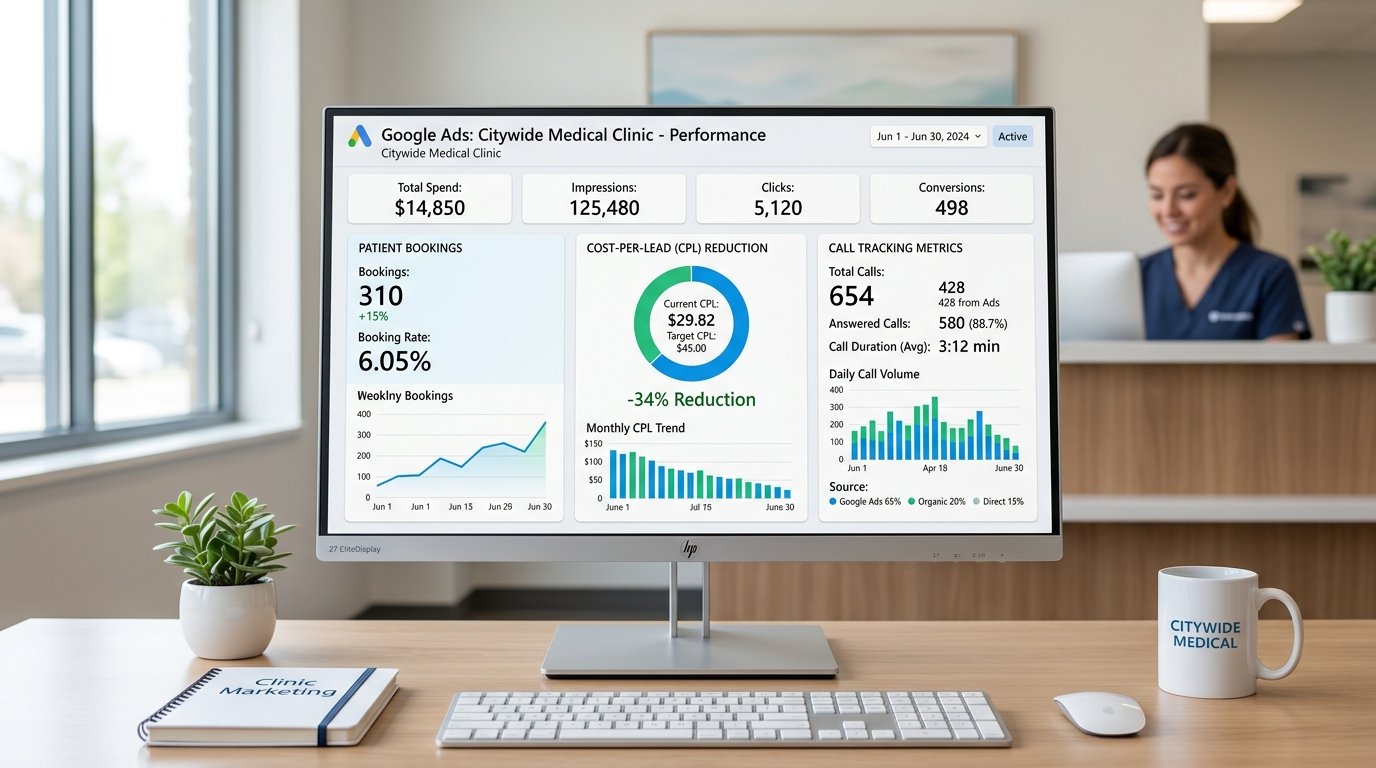 FastMD Google Ads Dashboard